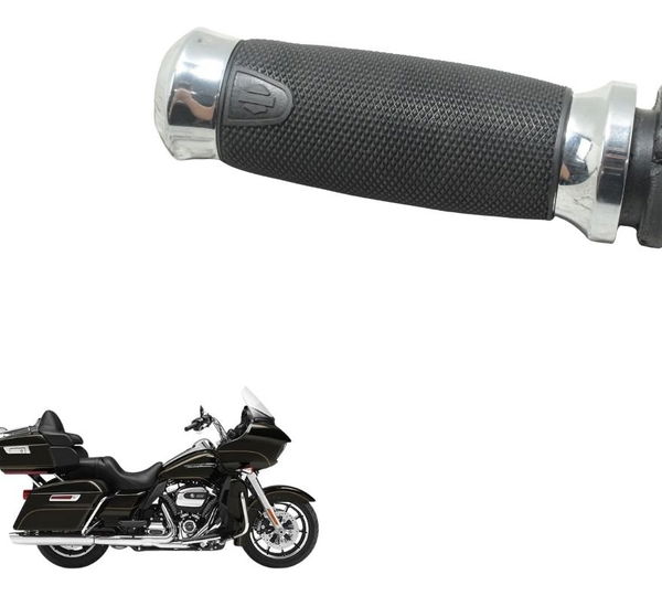 Manopla Direita C/ Detalhes Harley Road Glide Touring 17-20 Preto