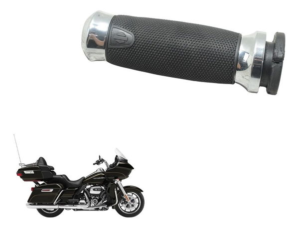Manopla Direita C/ Detalhes Harley Road Glide Touring 17-20 Preto
