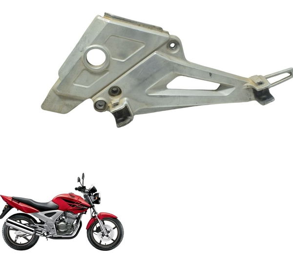 Suporte Pedaleira Esq C/ Avaria Honda Cbx 250 Twister 02-08