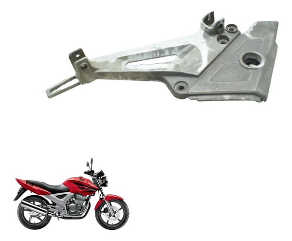 Suporte Pedaleira Esq C/ Avaria Honda Cbx 250 Twister 02-08
