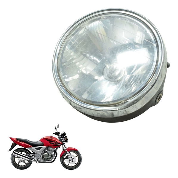 Farol C/ Detalhes Honda Cbx 250 Twister 02-08 Original