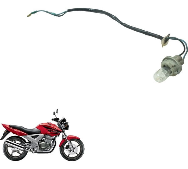 Soquete Lanterna Traseira Honda Cbx 250 Twister 02-08 Origin