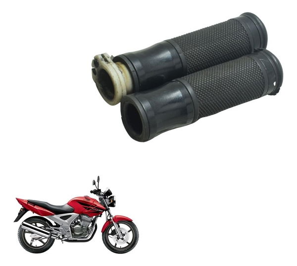 Par Manopla Paralela C/detalhes Honda Cbx 250 Twister 02-08