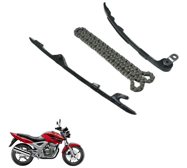 Kit Guia Tensor Comando Honda Cbx 250 Twister 02-08 Original