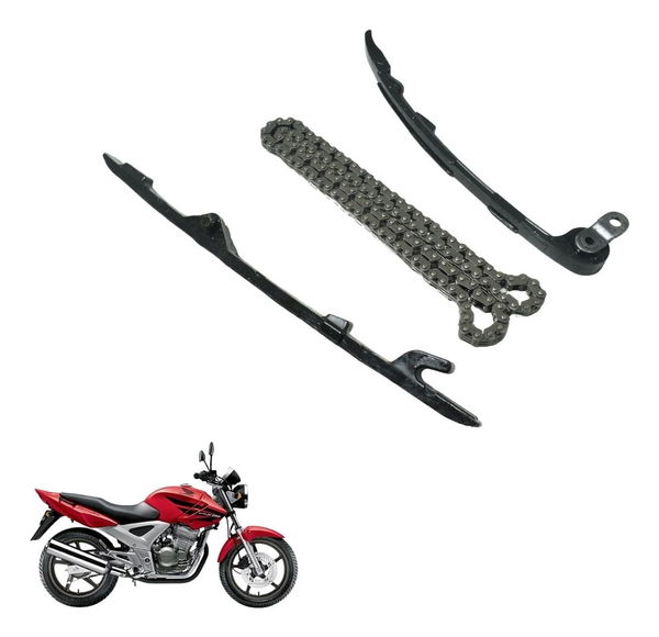 Kit Guia Tensor Comando Honda Cbx 250 Twister 02-08 Original