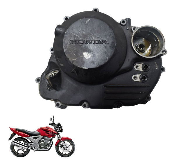 Tampa Embreagem C/ Detalhes Honda Cbx 250 Twister 02-08 Orig