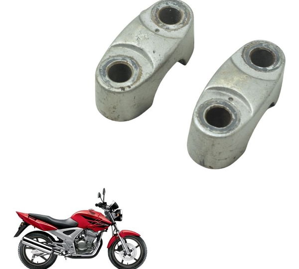 Par Tampa Riser Guidão Honda Cbx 250 Twister 02-08 Original