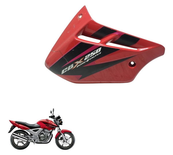 Capa Tanque Esq C/ Avaria Honda Cbx 250 Twister 02-08 Origin
