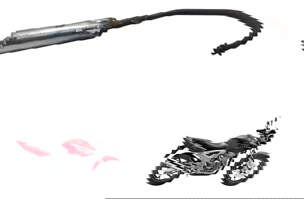 Escapamento C/ Avaria Honda Cbx 250 Twister 02-08 Original