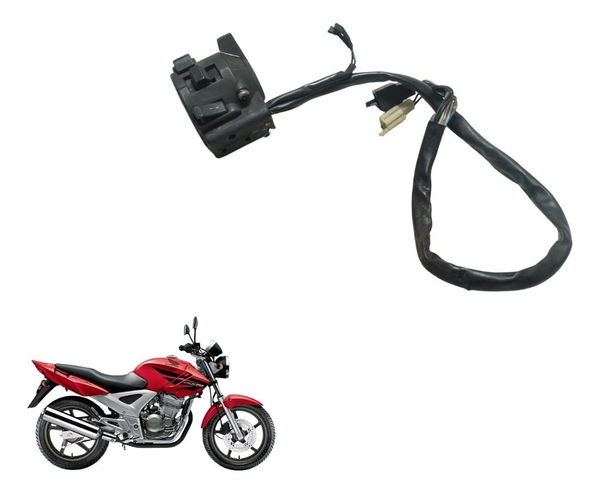 Chave Punho Luz C/ Detalhes Honda Cbx 250 Twister 02-08 Orig
