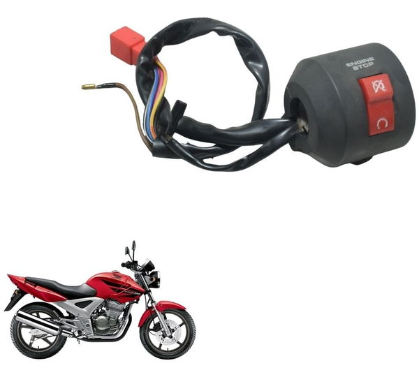 Chave Punho Partida Paralela Honda Cbx 250 Twister 02-08