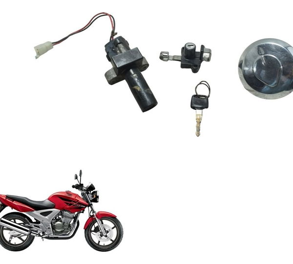 Kit Chave Ignição C/detalhes Honda Cbx 250 Twister 02-08 Org