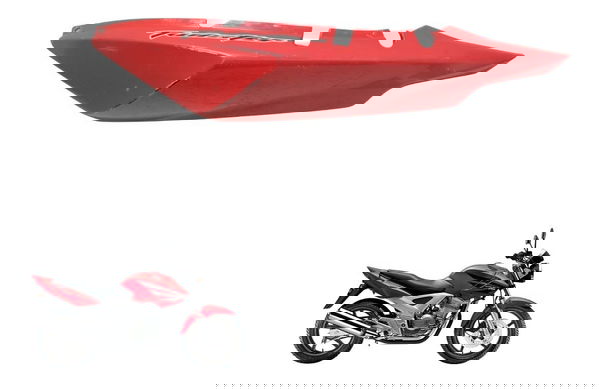 Carenagem Rabeta Esq C/ Detalhes Honda Cbx 250 Twister 02-08