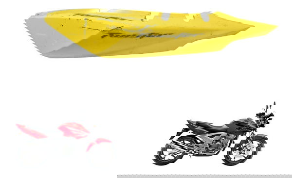 Carenagem Rabeta Esq C/ Avaria Honda Cbx 250 Twister 02-08
