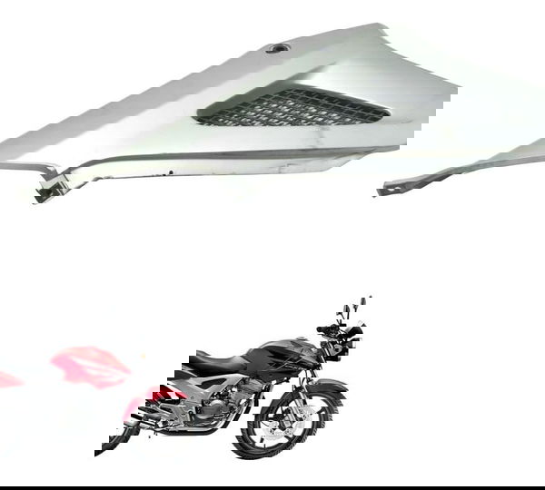 Carenagem Esquerda C/ Detal Honda Cbx 250 Twister 02-08 Orig