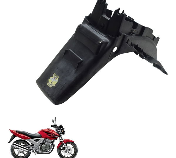 Paralama Traseiro C/ Detalhes Honda Cbx 250 Twister 02-08 Traseira