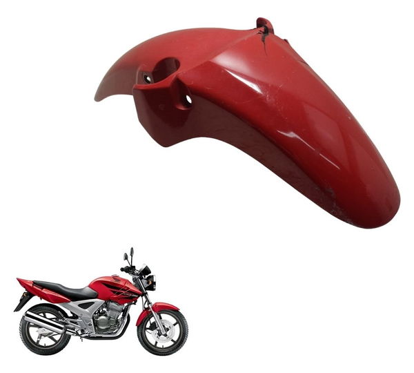 Paralama Dianteiro C/avaria Honda Cbx 250 Twister 02-08 Orig Dianteira