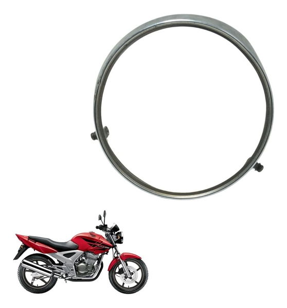 Aro Farol C/ Detalhes Honda Cbx 250 Twister 02-08 Original