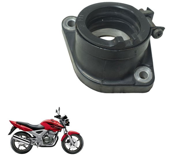 Coletor Admissão C/ Detalhes Honda Cbx 250 Twister 02-08