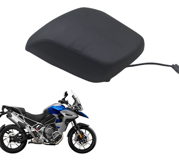 Banco Tras C/aquecedor Triumph Tiger 1200 Gt Explorer 22-25 Preto