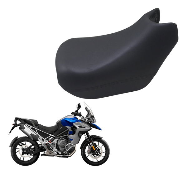 Banco Diant C/aquecedor Triumph Tiger 1200 Gt Explorer 22-25 Preto