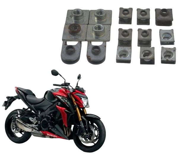 Kit Presilhas Carenagem Suzuki Gsx-s 1000 16-21 Original