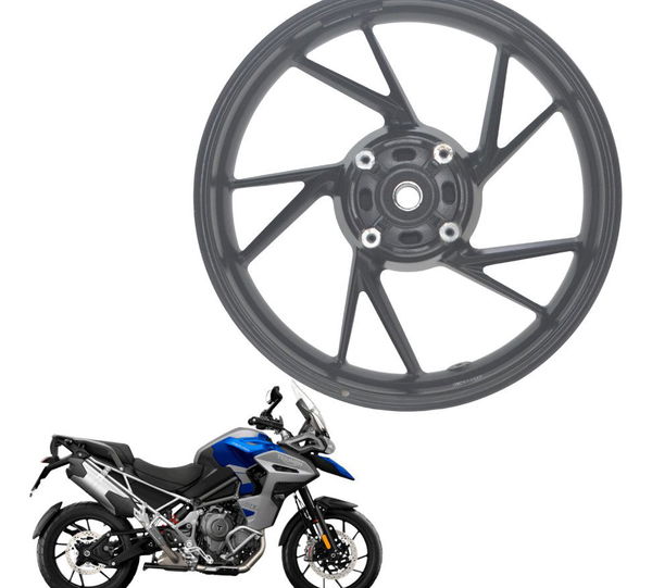 Roda Traseira Triumph Tiger 1200 Gt Explorer 22-25 Original Preto