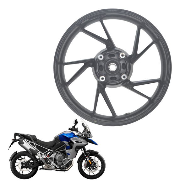 Roda Traseira Triumph Tiger 1200 Gt Explorer 22-25 Original Preto