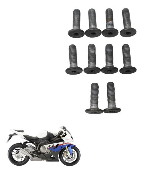 Jogo Parafuso Disco Freio Dianteiro Bmw S 1000 Rr 10-14 Orig