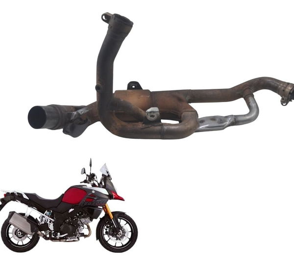 Curva Escape C/ Avaria Suzuki Dl 1000 V-strom 14-19 Original
