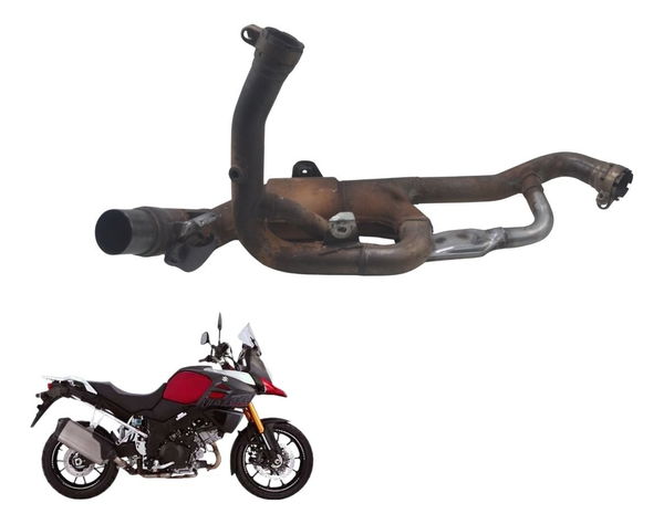 Curva Escape C/ Avaria Suzuki Dl 1000 V-strom 14-19 Original