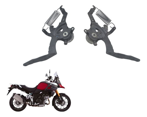 Par Suporte Parabrisa Bolha Suzuki Dl 1000 V-strom 14-19