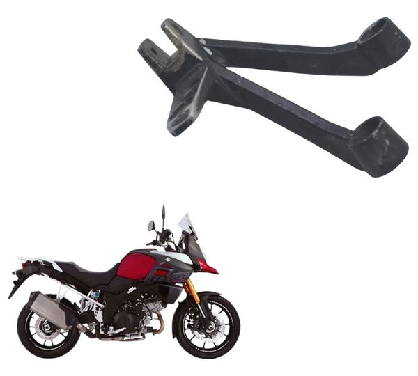 Suporte Pedaleira Traseira Esq Suzuki Dl 1000 V-strom 14-19 Preto