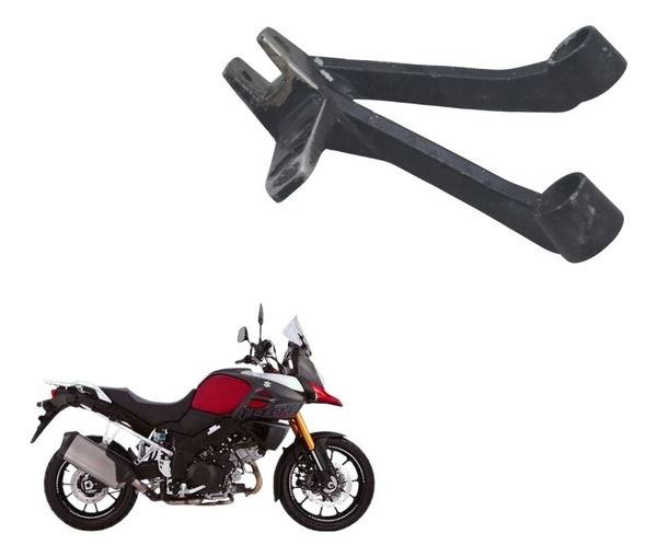 Suporte Pedaleira Traseira Esq Suzuki Dl 1000 V-strom 14-19 Preto