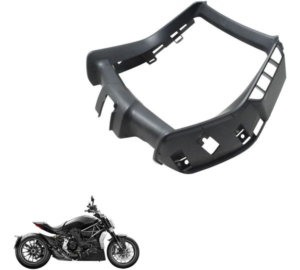 Acabamento Capa Radiador Ducati X Diavel S 16-22 Original Preto
