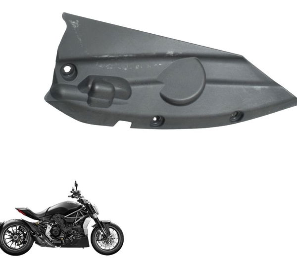 Acabamento Interno Banco Esquerdo Ducati X Diavel S 16-22 Preto