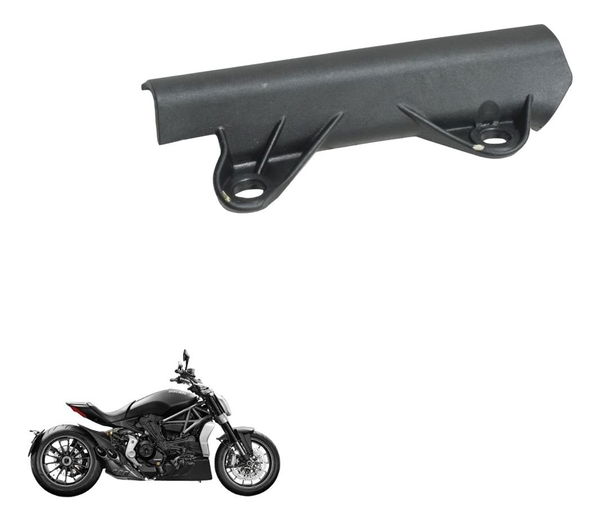Acabamento Superior Radiador Ducati X Diavel S 16-22 Origina Preto