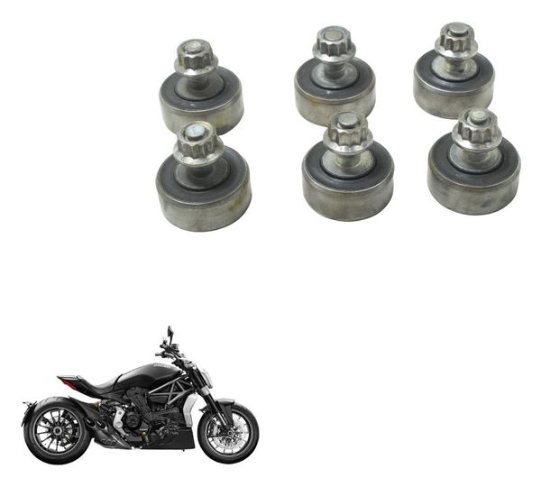 Coxim Cubo Coroa Ducati X Diavel S 16-22 Original