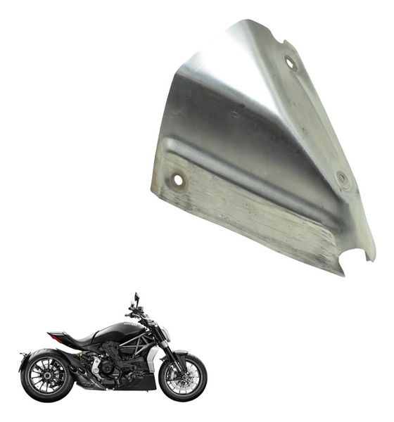 Capa Escape Inferior C/detalhes Ducati X Diavel S 16-22 Orig