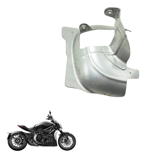 Capa Ponteira Escape Ducati X Diavel S 16-22 Original