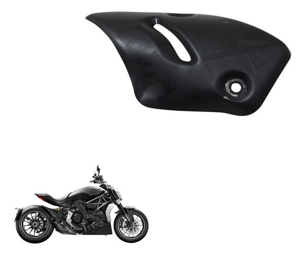 Capa Proteção Escape Dianteira Ducati X Diavel S 16-22 Origi