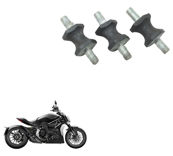 Jogo Parafuso Coxim Fixação Painel Ducati X Diavel S 16-22