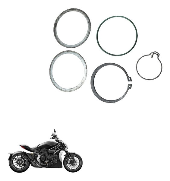 Jogo Arruela Trava Ducati X Diavel S 16-22 Original