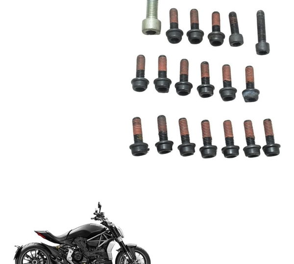 Jogo Parafuso Corpo Injeção Tbi Ducati X Diavel S 16-22 Orig