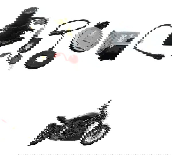 Kit Chave Ignição Code Ecu Ducati X Diavel S 16-22 Original