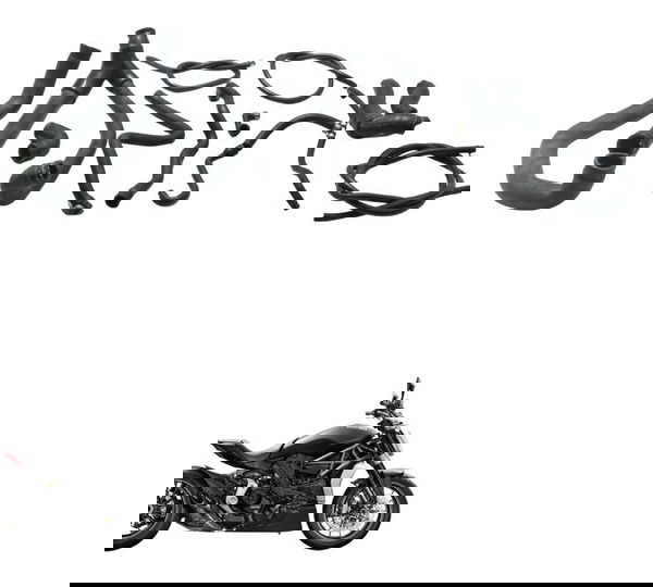 Kit Mangueiras Ducati X Diavel S 16-22 Original