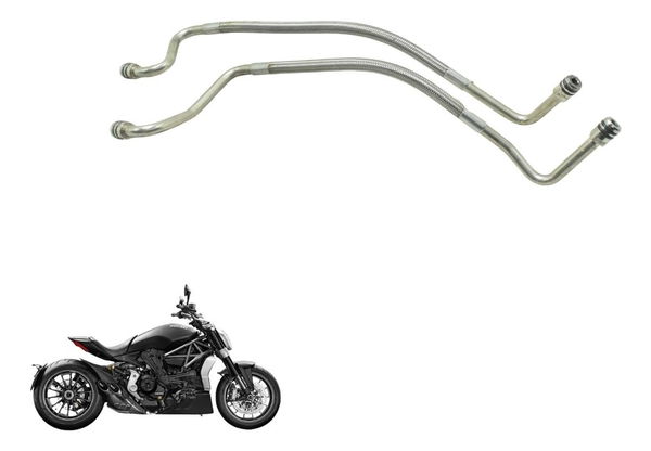 Par Mangueira Radiador Ducati X Diavel S 16-22 Original