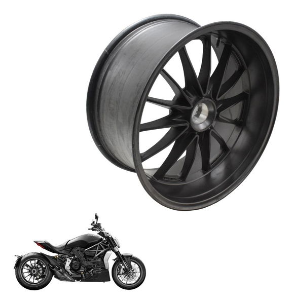 Roda Traseira Ducati X Diavel S 16-22 Original Preto