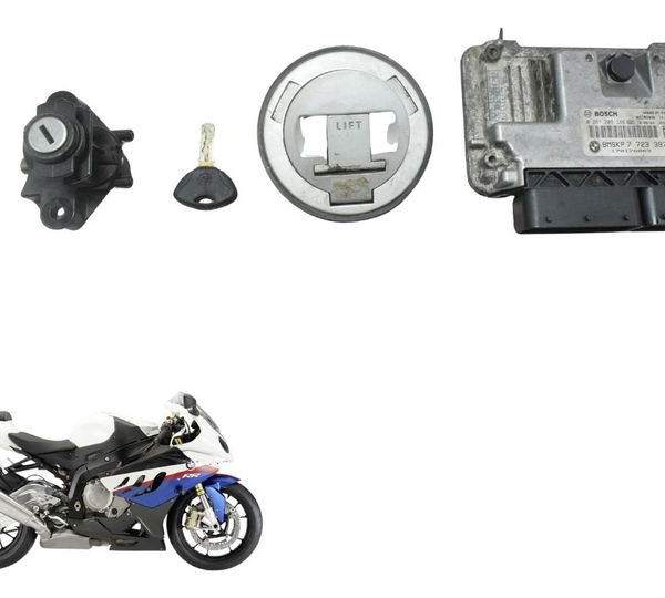 Kit Chave Ignição Modulo Code Bmw S 1000 Rr 10-14 Original