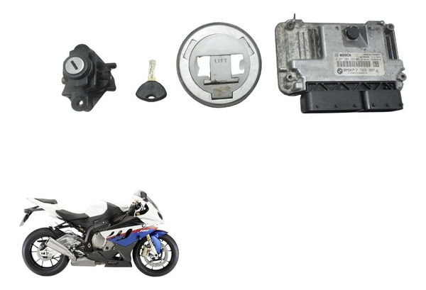 Kit Chave Ignição Modulo Code Bmw S 1000 Rr 10-14 Original
